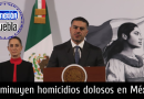 Diminuyen homicidios en México